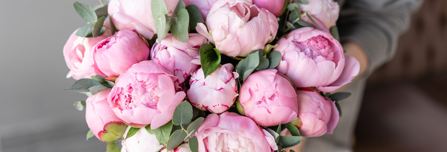 bouquet de pivoines